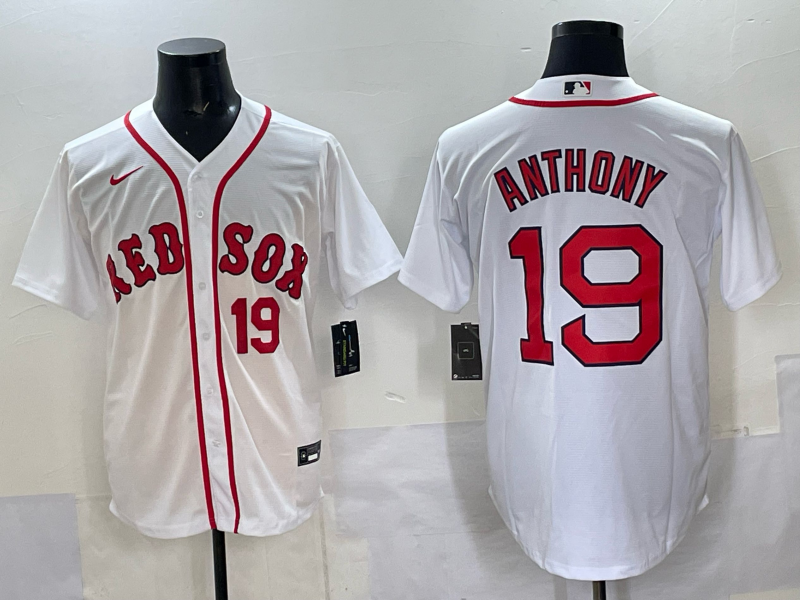 Men 2025 Boston Red Sox #19 Anthony white Nike MLB Jersey style 014